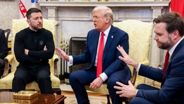 Heated exchange between Trump and Zelensky