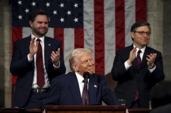 Trump Defends Tariffs, Promises Tougher Trade Policies in Congress Speech