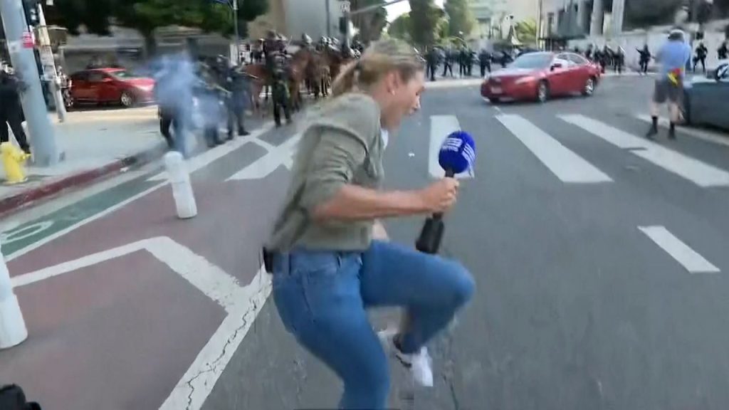 Australian Reporter Injured by Rubber Bullet While Covering Los Angeles Protests