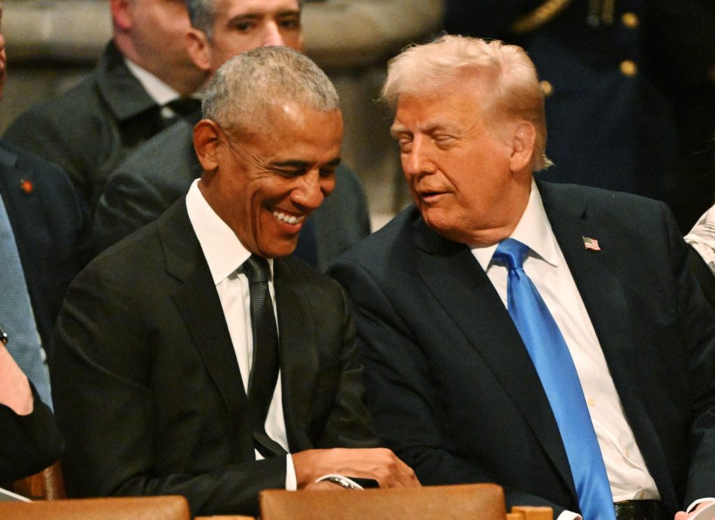 Trump’s Golf Joke at Carter’s Funeral Made Obama Burst Out Laughing