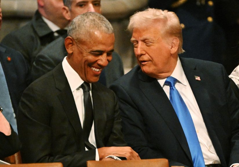 Trump’s Golf Joke at Carter’s Funeral Made Obama Burst Out Laughing