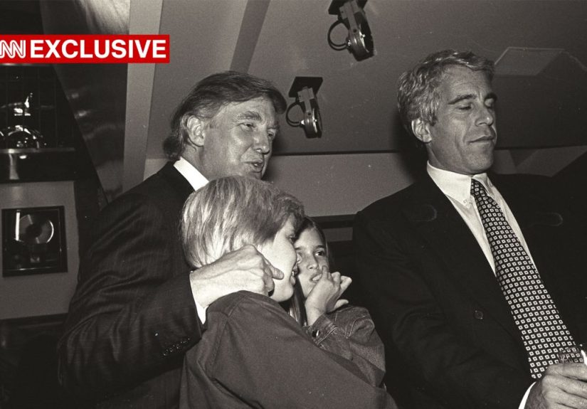 Trump Abruptly Ends Call After Being Asked About Old Epstein Photos at 1993 Wedding
