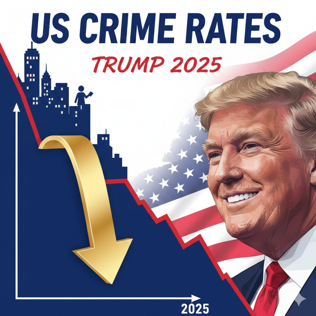 US crime drops