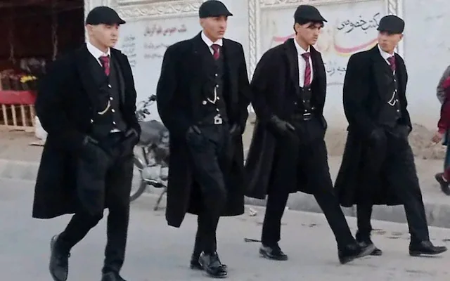 Four Friends Face Taliban Action After Copying Peaky Blinders Fashion